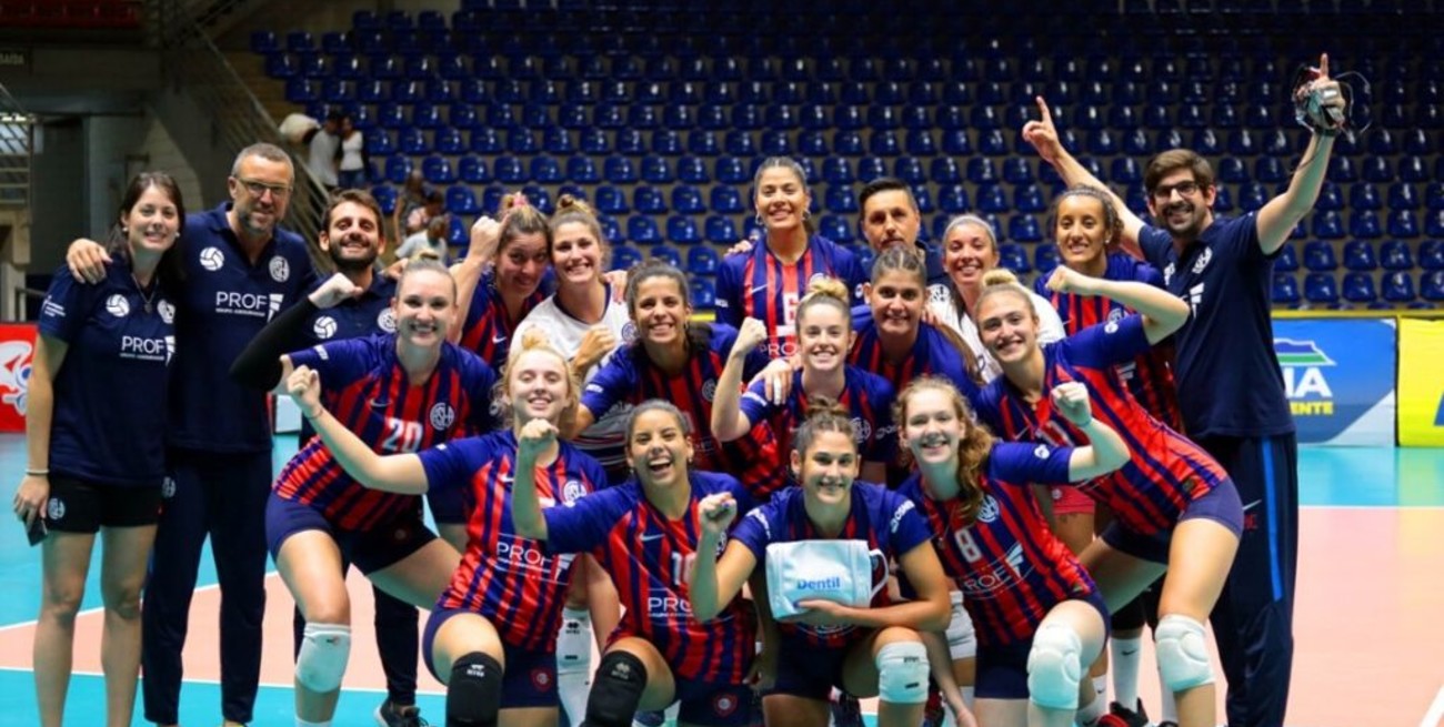 San Lorenzo ganó en el Sudamericano Femenino de Clubes de voleibol