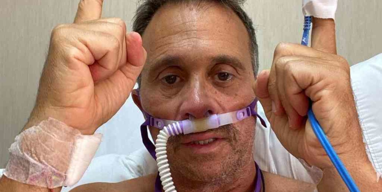 Sergio Lapegüe, desde la terapia intensiva: "Les juro que voy a pelear hasta el final"