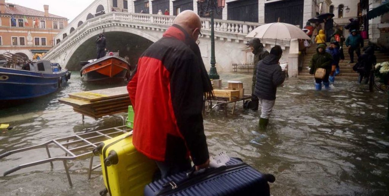Venecia volvió a inundarse