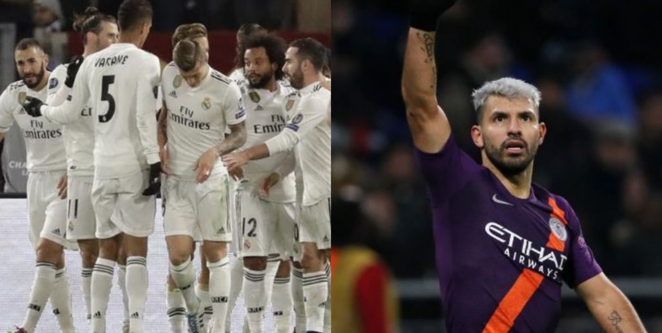 Champions League: triunfo del Real Madrdi y clasificación agónica del Manchester City