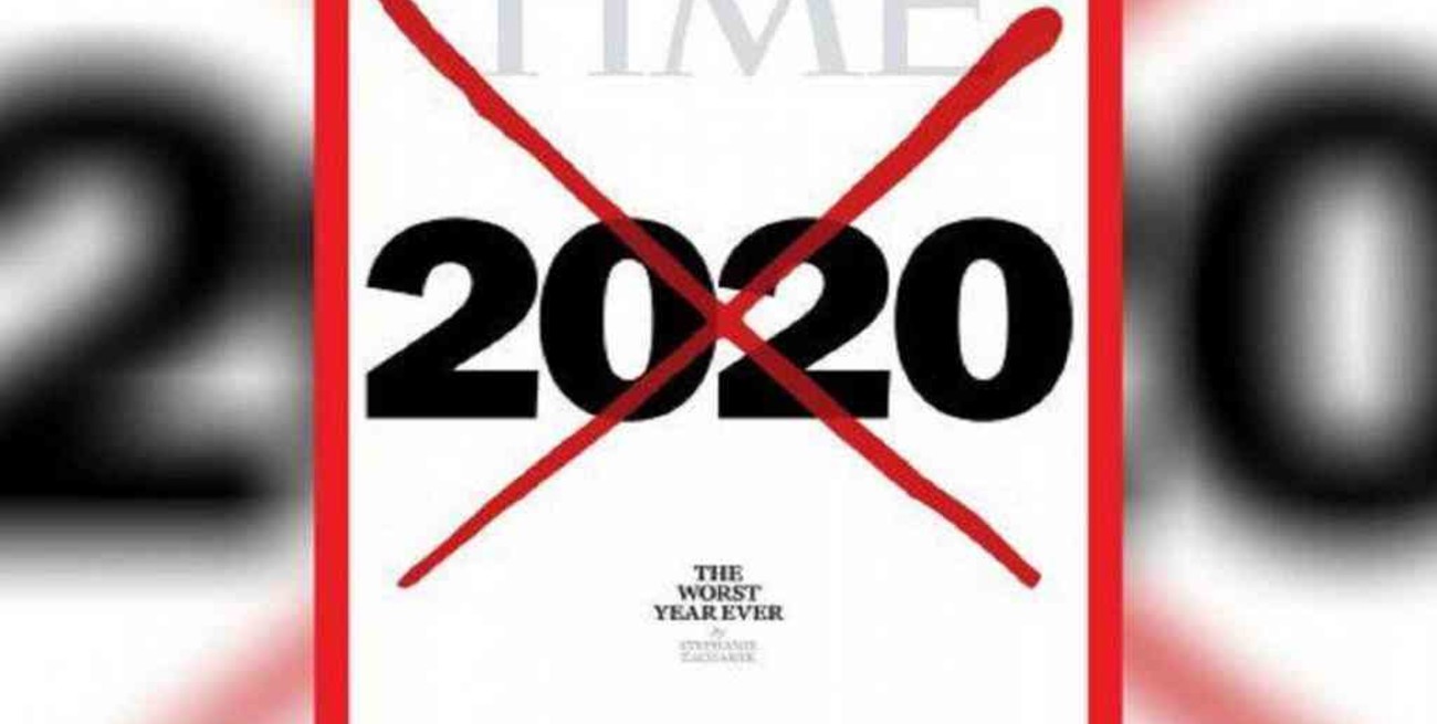 La nueva portada de Time dedicada al 2020, "el peor año de la historia al que no querrás volver"