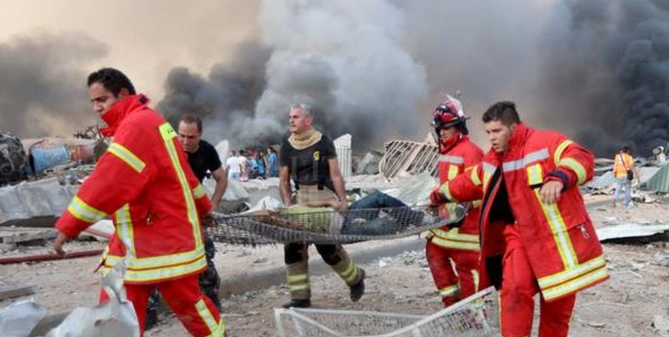 Beirut se declara "zona de desastre" tras la explosión 