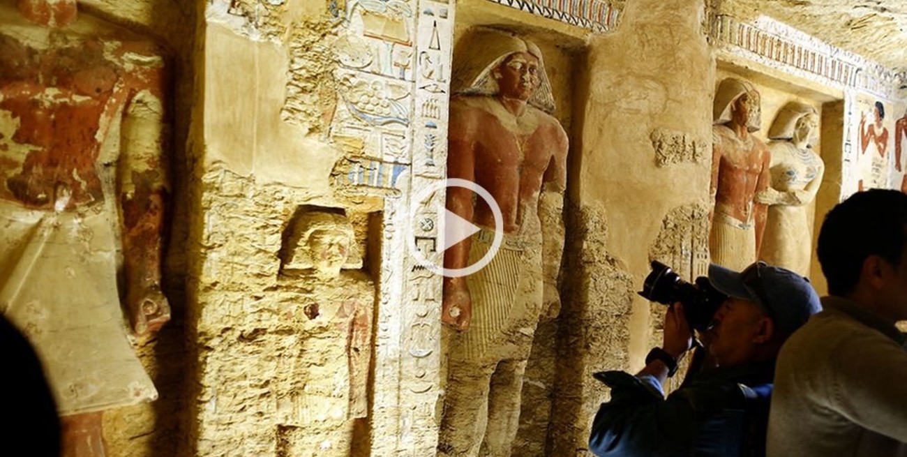 Descubren en Egipto una tumba de sacerdote de 4.400 años de antigüedad