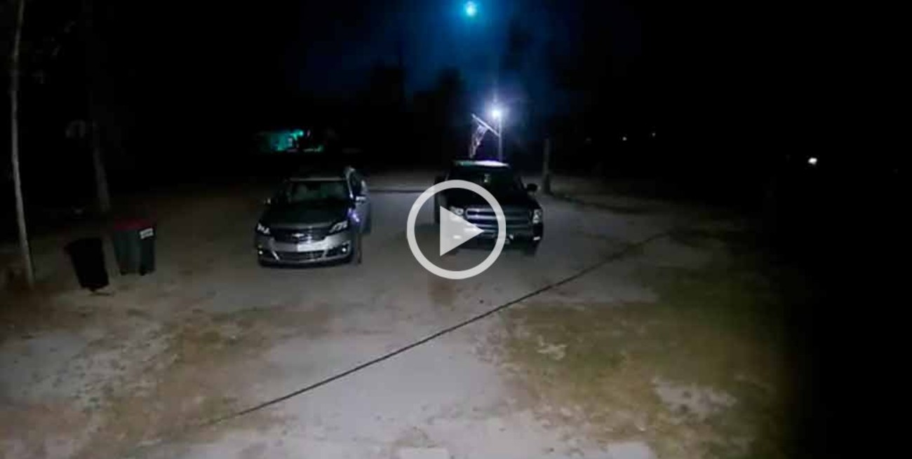 Video: un meteorito iluminó el cielo de Florida