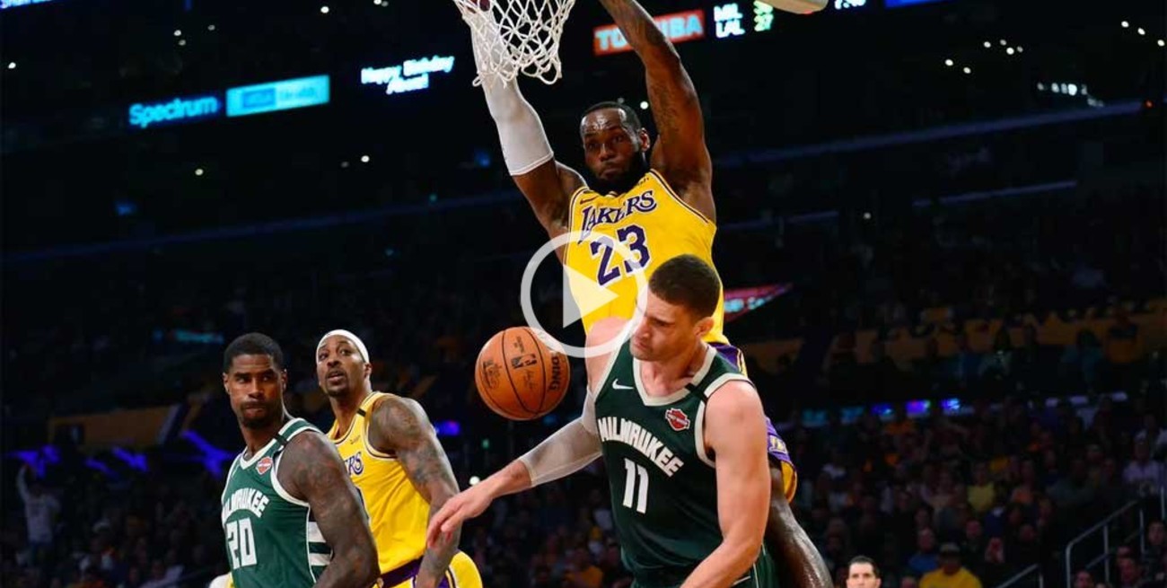Los Angeles Lakers le ganó a Milwaukee Bucks en duelo entre líderes de conferencia