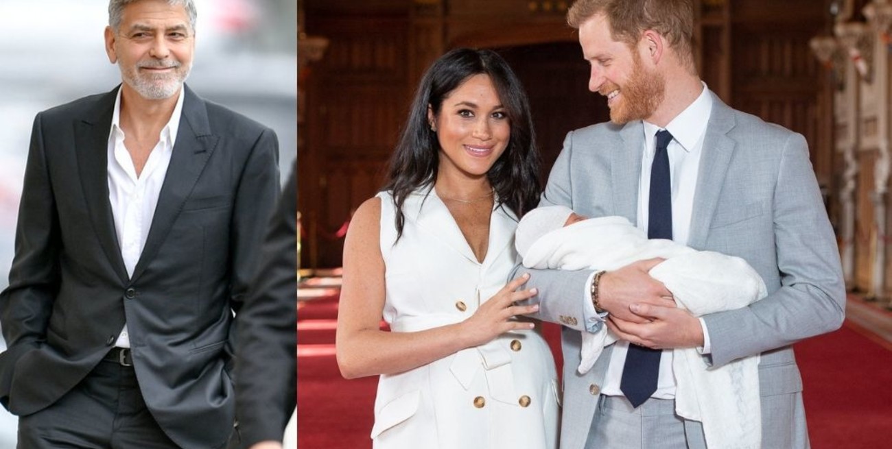 George Clooney "se negó" a ser el padrino del bebé de Meghan y Enrique