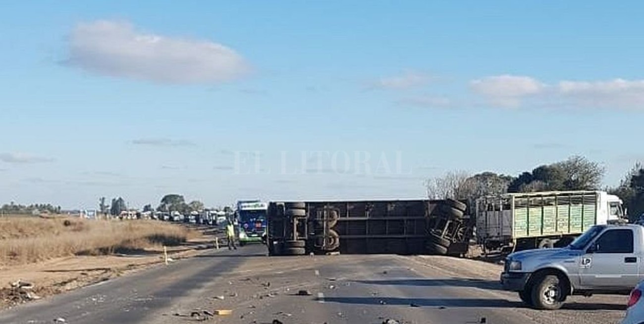 Corte total en la Ruta 34 a la altura de Susana