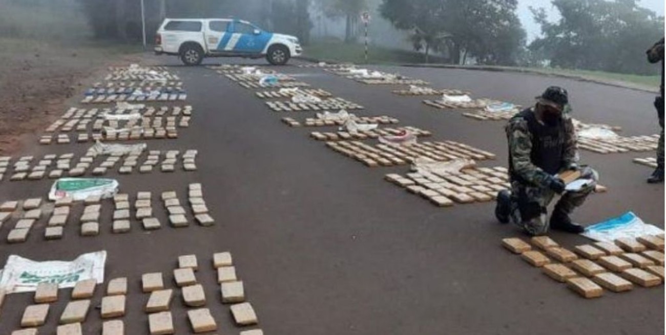 Millonario secuestro de marihuana en Corrientes y Misiones
