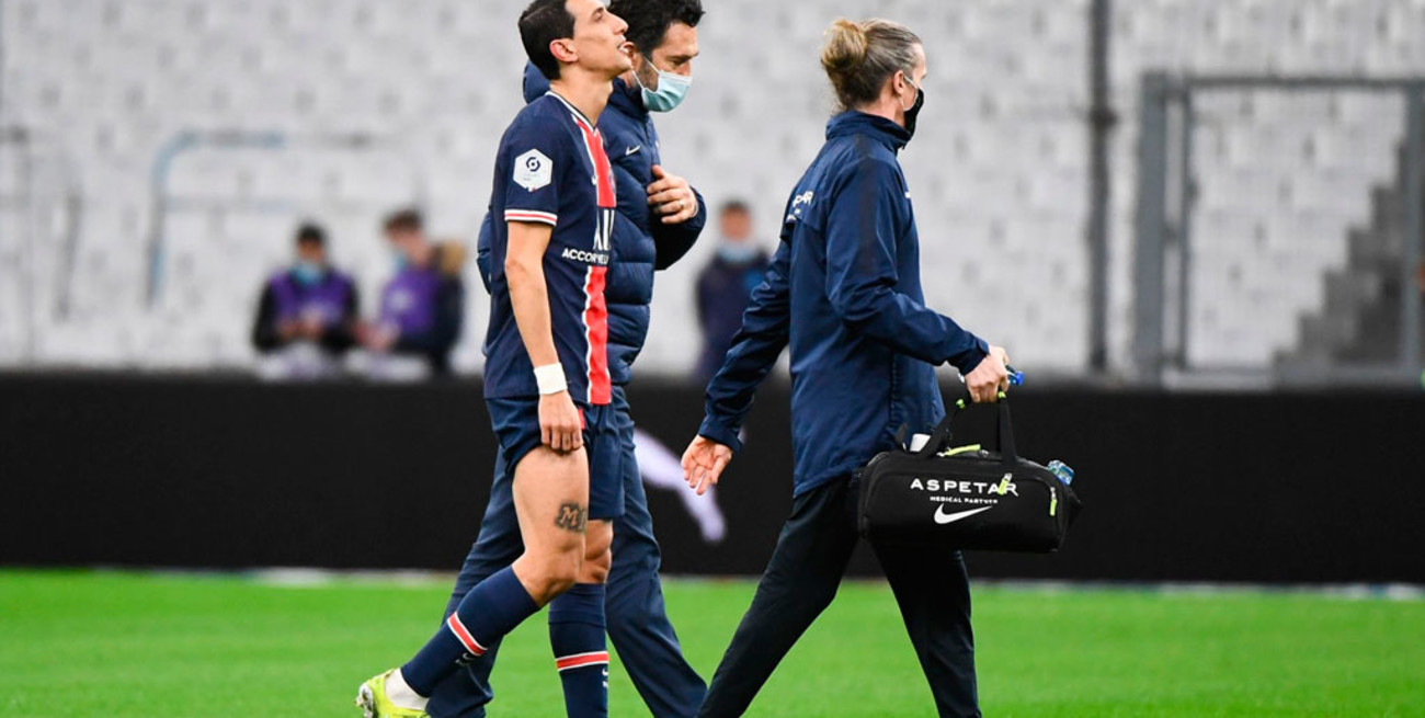 El PSG viajó a Barcelona sin Di María ni Neymar