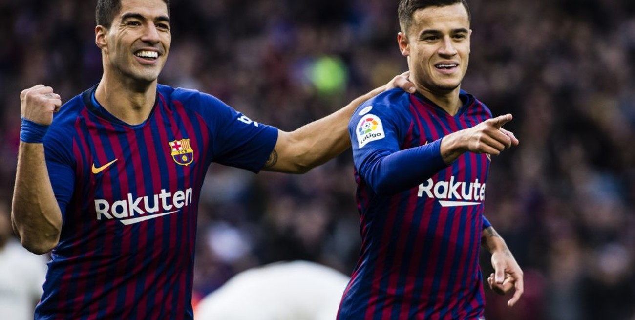 Con tres de Suárez, el Barcelona goleó 5 a 1 al Real Madrid