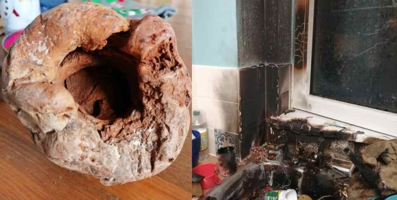 Pensó que era un fósil y era una granada: explotó en la cocina y se salvaron de milagro