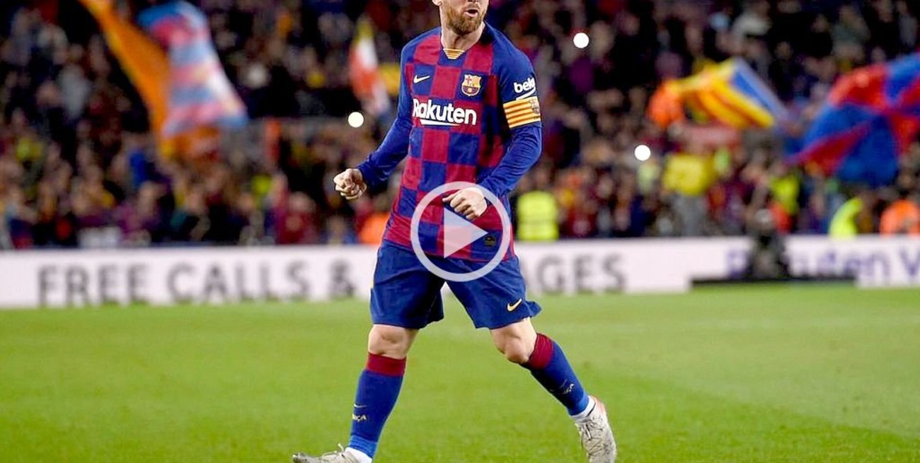Messi anotó por tres y pasó la barrera de 500 goles en Barcelona