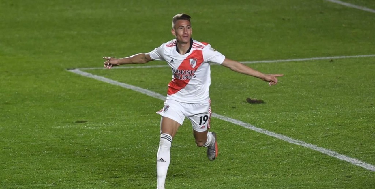 Brian Romero: "Era mi sueño hacer un gol en River, club del que soy hincha"