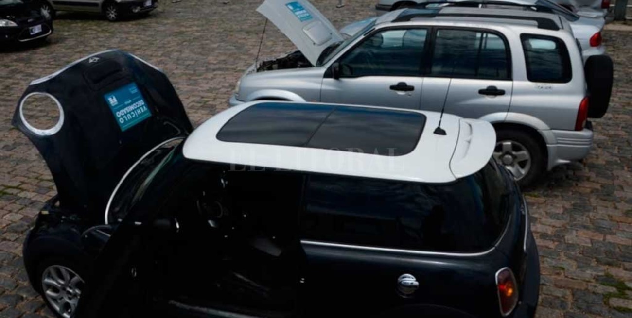 Subastarán autos decomisados