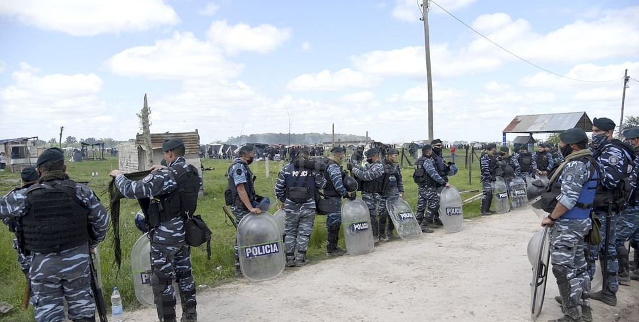 Liberaron a todos los aprehendidos en el desalojo del predio de Guernica