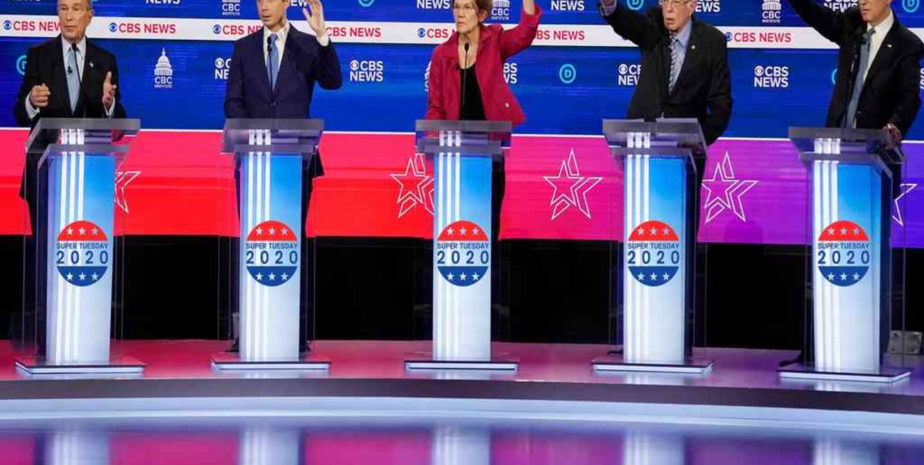 Los demócratas encaran el "supermartes" en busca del candidato contra Trump