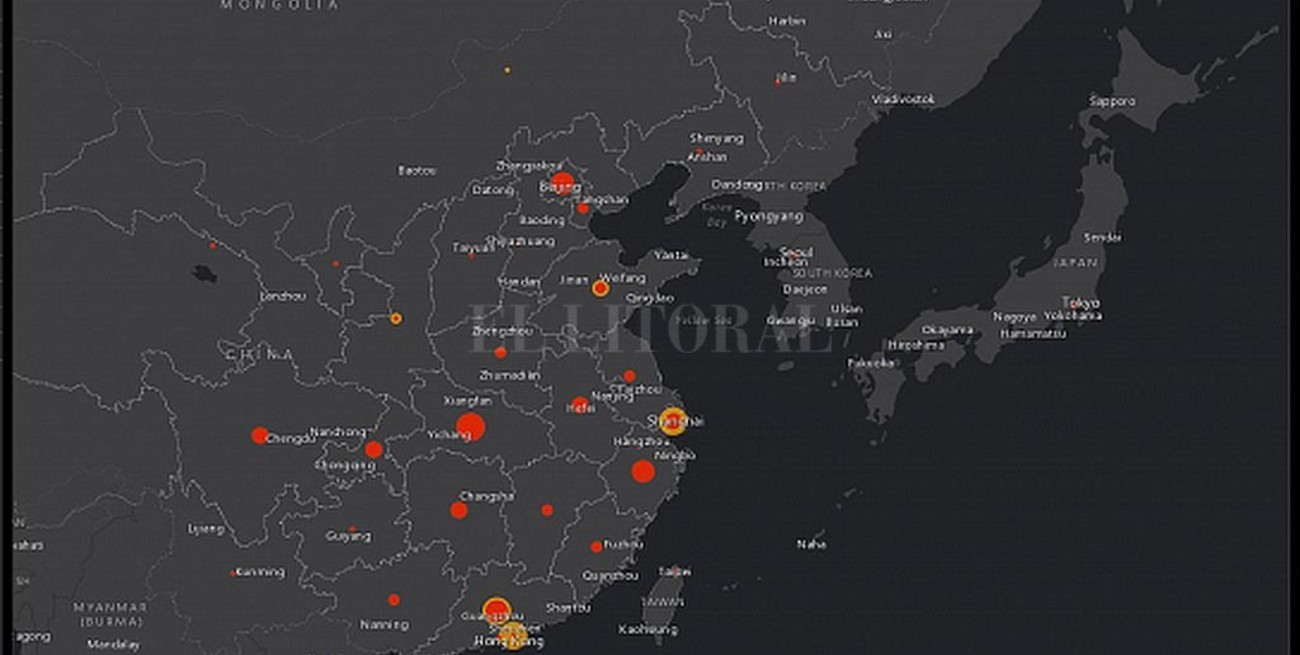Este es el mapa interactivo con el avance del coronavirus en el mundo