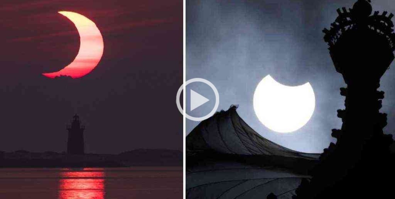 Video: así iluminó el cielo el eclipse solar de "anillo de fuego" sobre el hemisferio norte