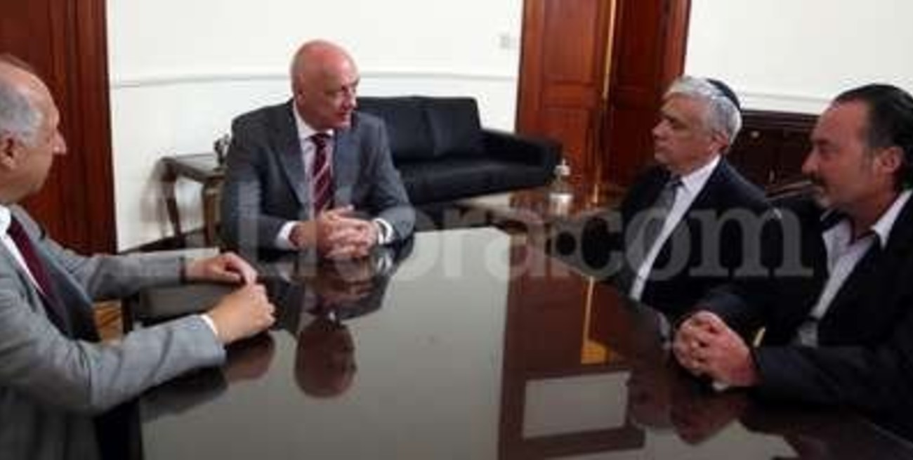Bonfatti recibió al nuevo rabino de la comunidad judía de Santa Fe