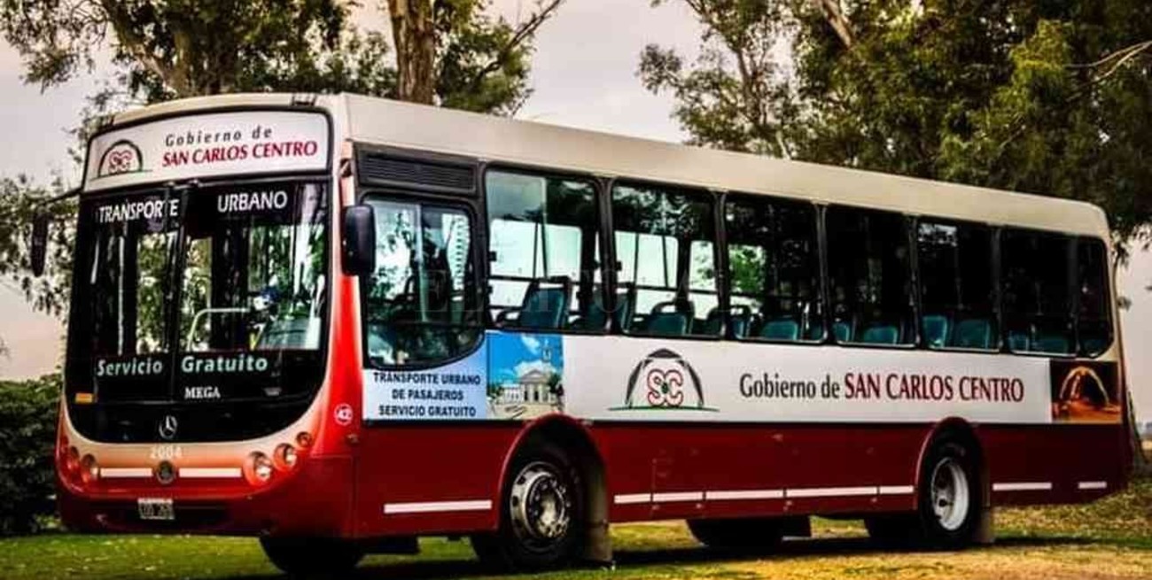 El transporte urbano de pasajeros vuelve a circular en San Carlos Centro
