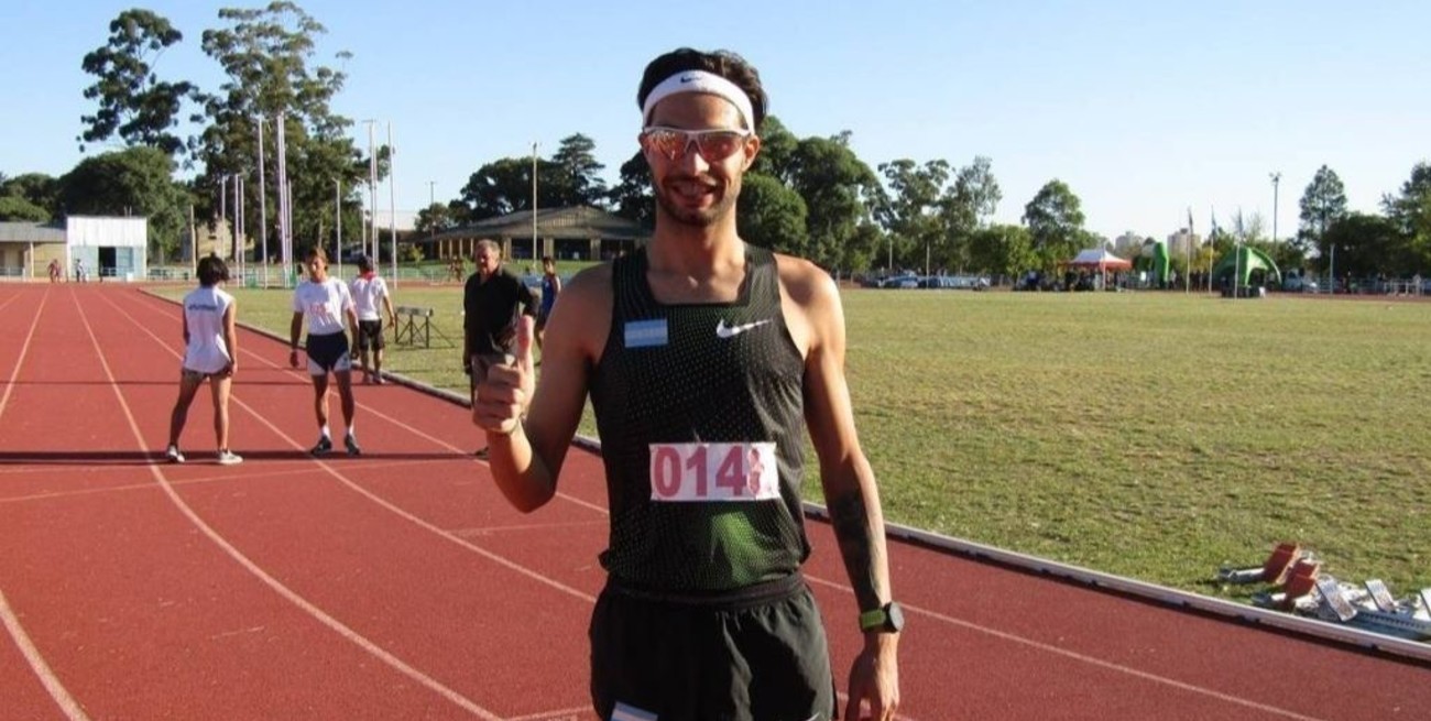 El entrerriano Federico Bruno fue medalla de plata y logró dos récords en 1.500 metros llanos 