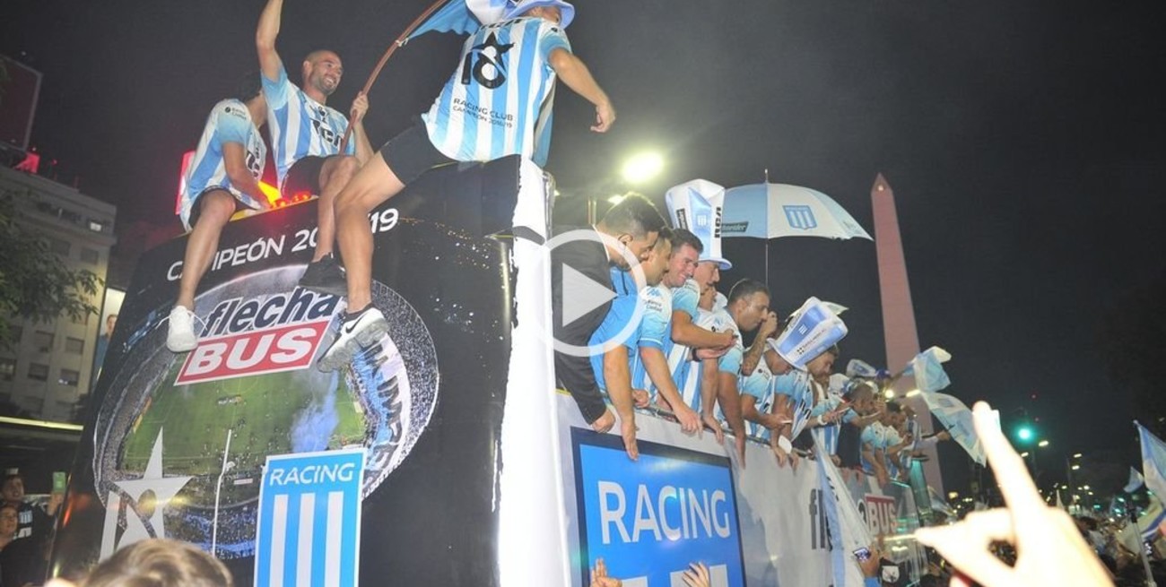 Fotos y videos: Racing fue campeón y su gente festejó a lo grande