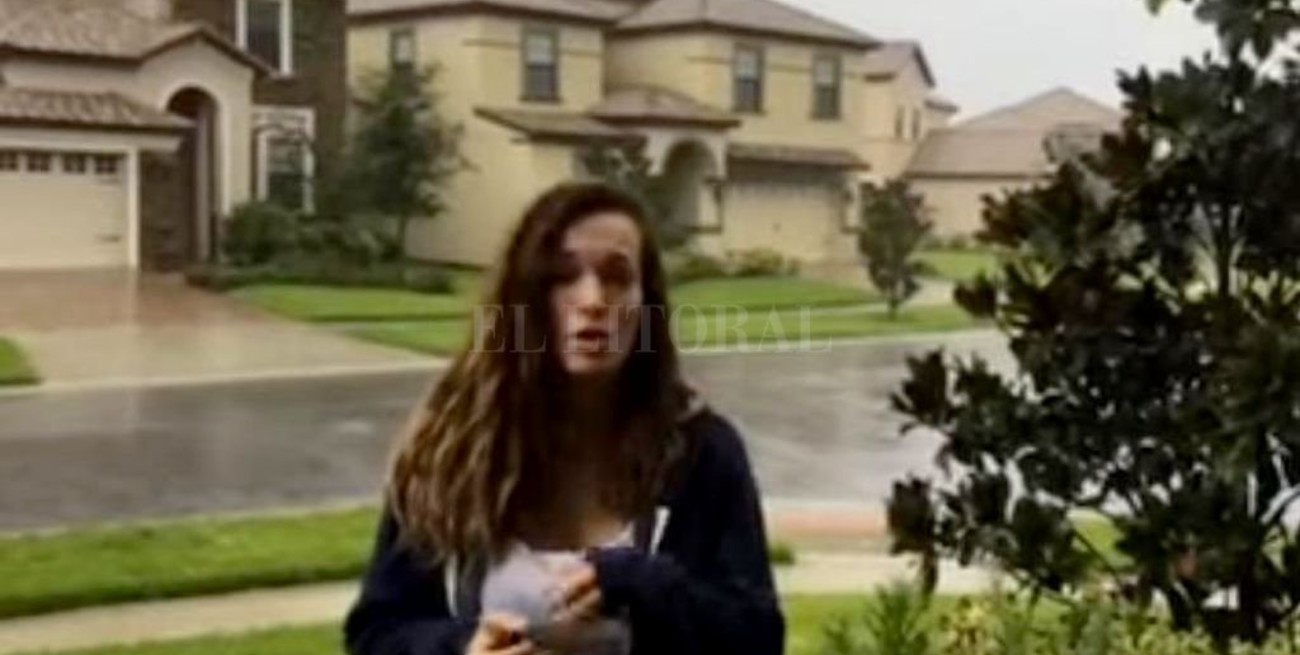 Actriz argentina Claudia Albertario relató el huracán en primera persona