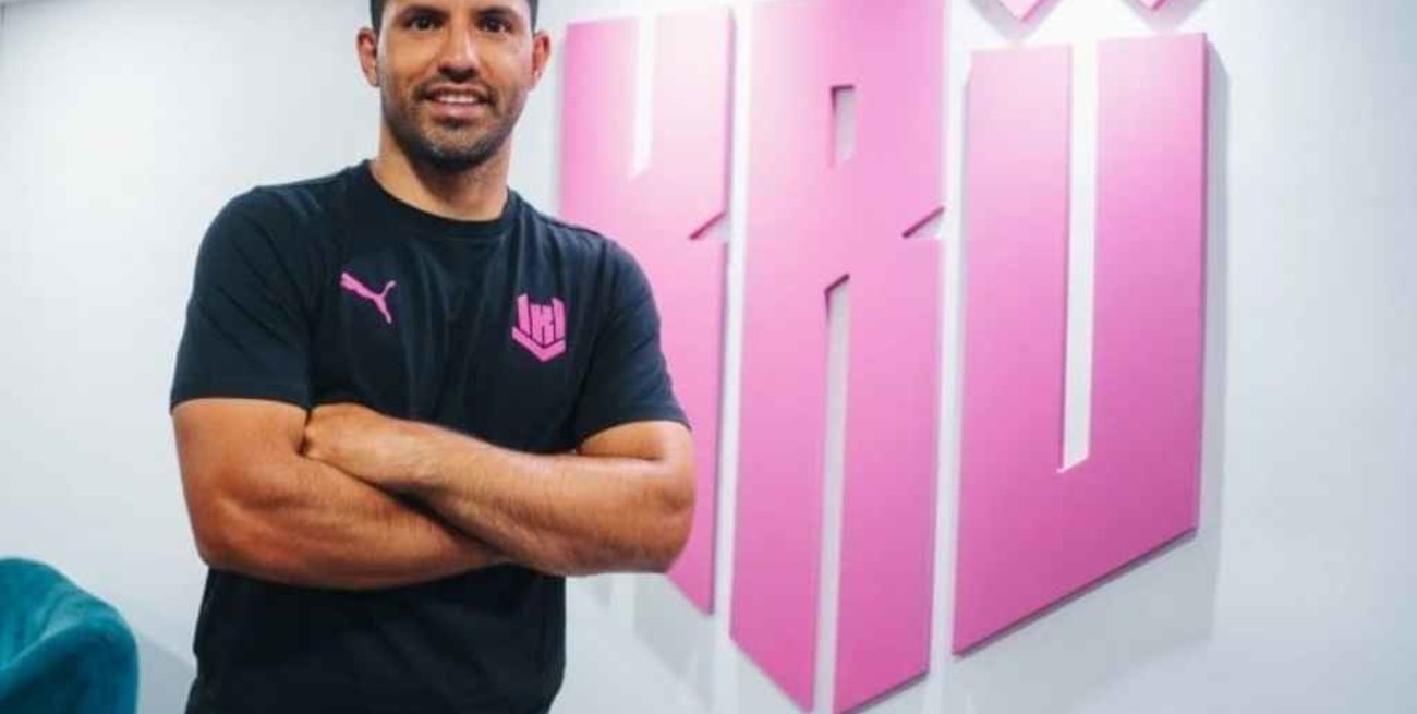 El "Kun" Agüero presentó KRÜ, el Gaming Center de su equipo de Esports