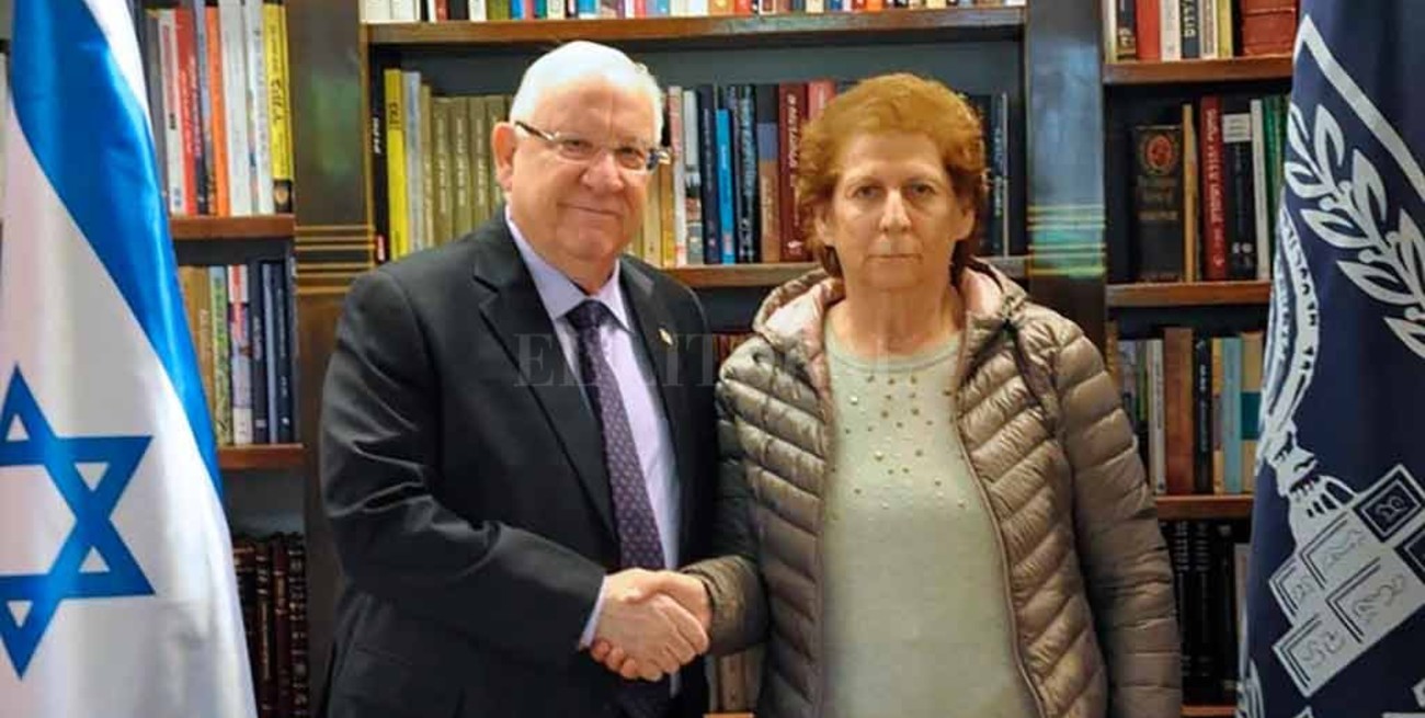 "Su hijo fue un héroe", le dijo el presidente de Israel a la madre de Nisman