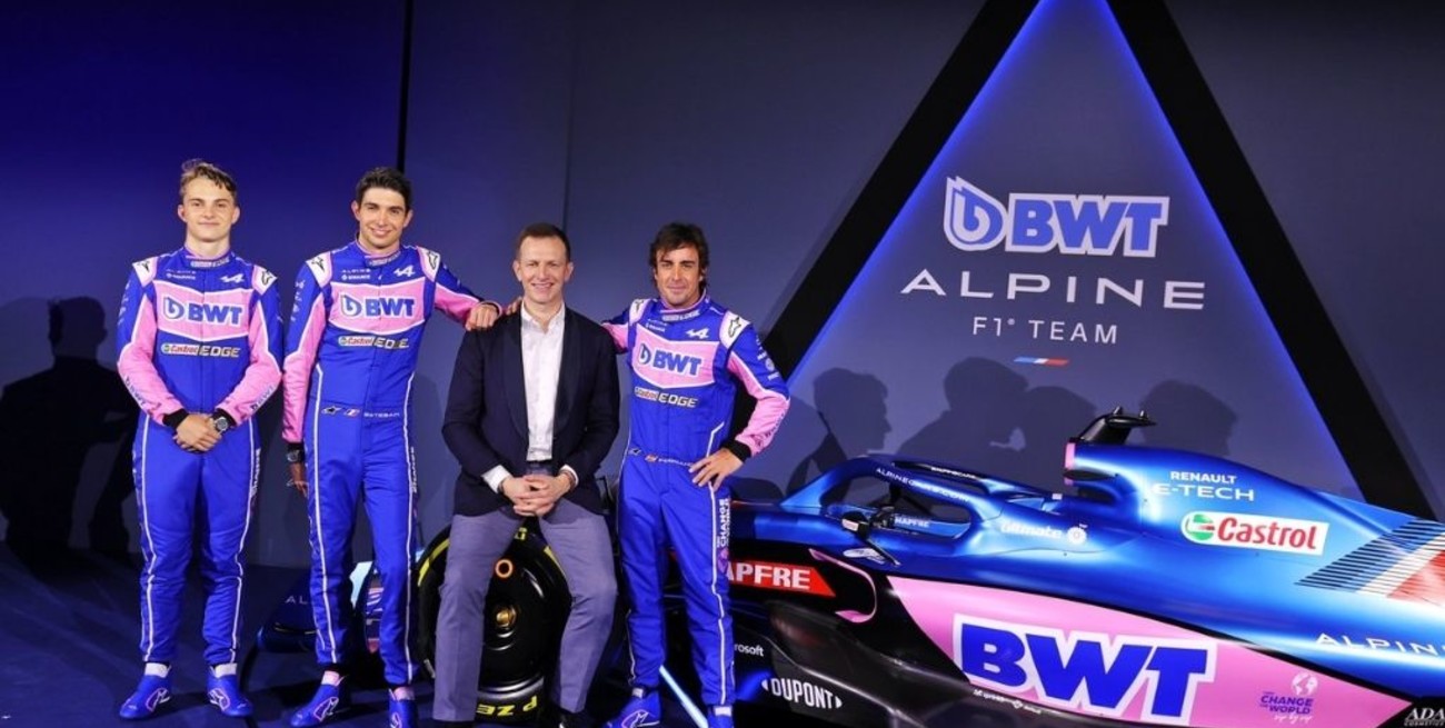 Alpine presentó el auto que utilizará en la temporada 2022 de Fórmula Uno