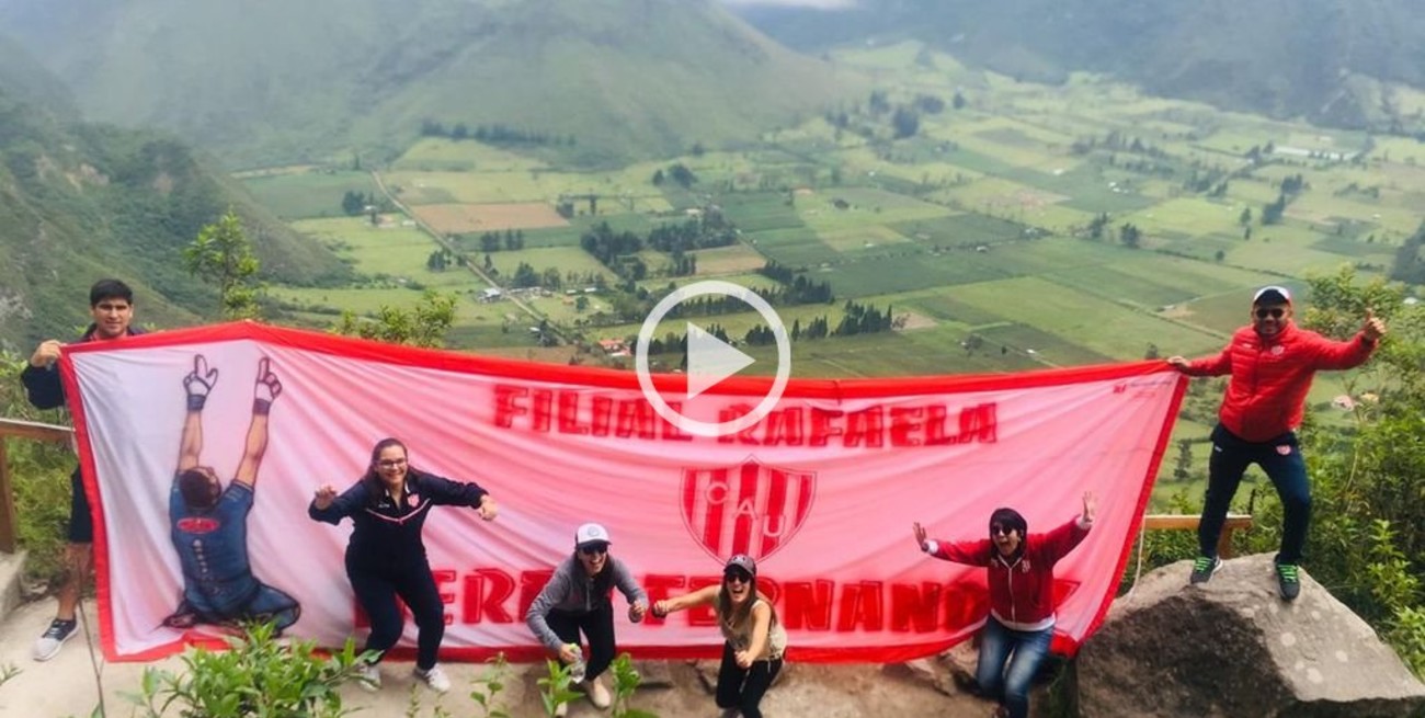 Las mejores fotos y videos de los hinchas de Unión en Ecuador