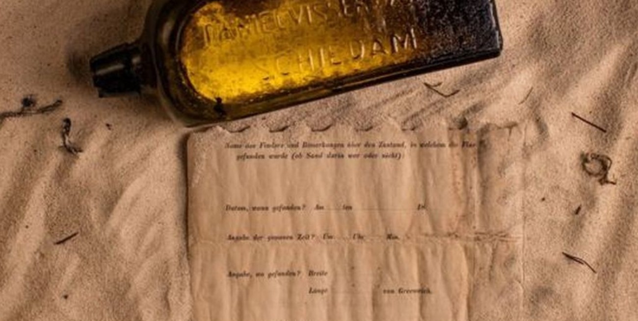 Encontraron el mensaje en botella más antiguo del mundo