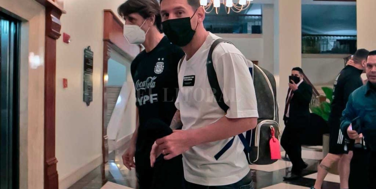 Lionel Messi se sumó al seleccionado argentino en Venezuela