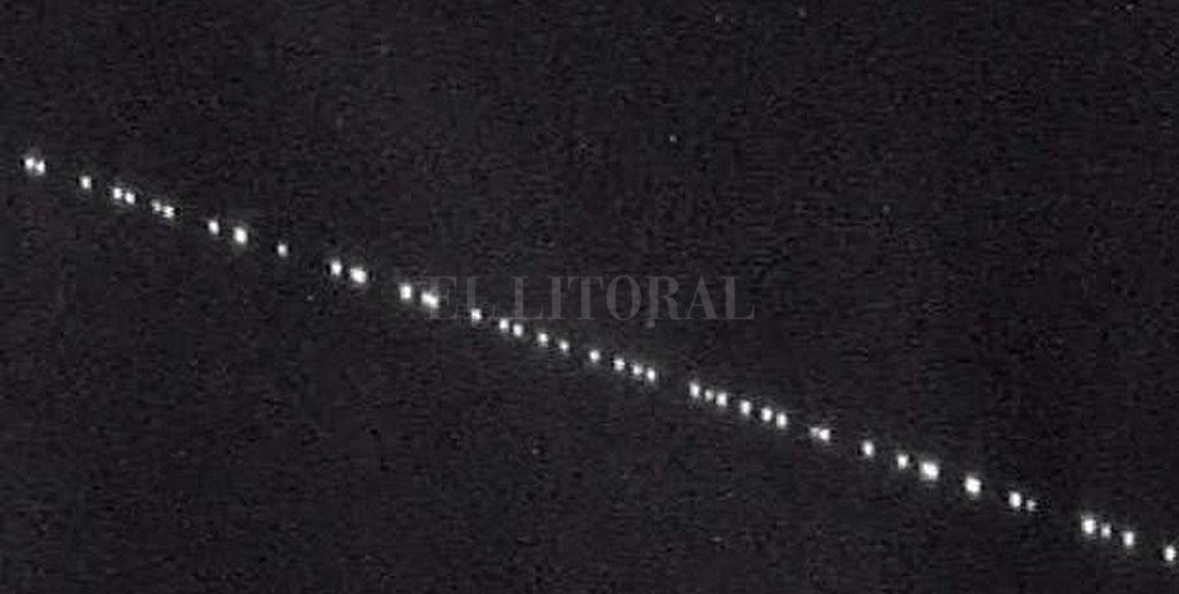 Sesenta satélites iluminaron la noche en Misiones y Corrientes