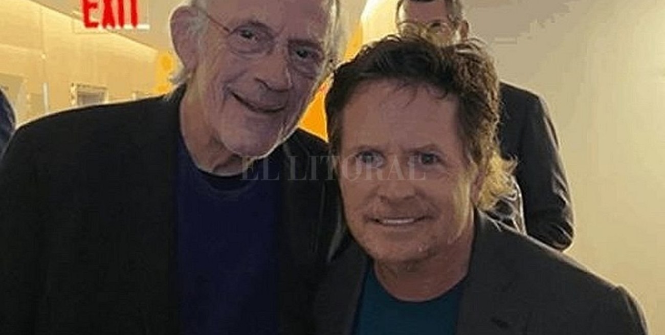 Se reencontraron Marty McFly y el Doctor Emmet Brown