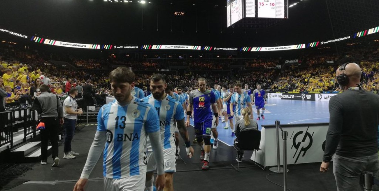 Argentina perdió con Suecia en el Mundial de Handball