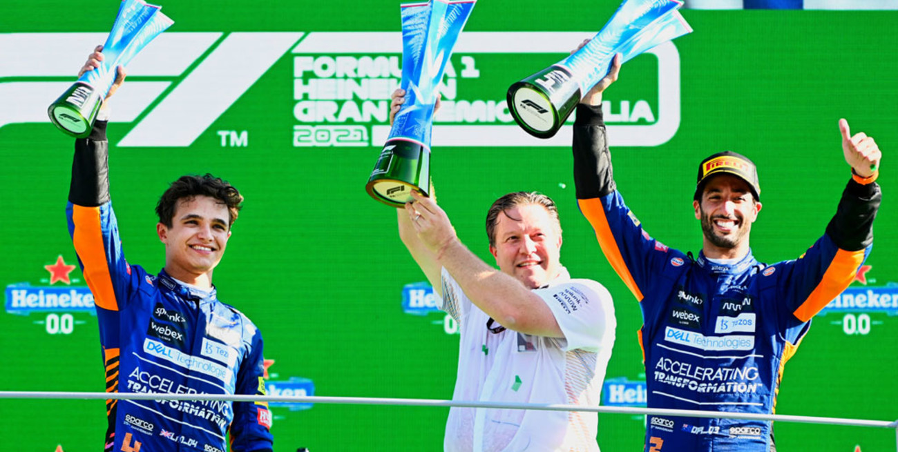 Carrera accidentada y triunfo de Ricciardo en la Fórmula Uno