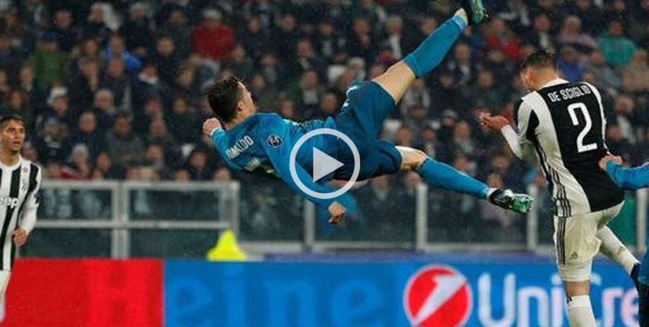 Con un golazo de Cristiano Ronaldo, Real Madrid superó 3 a 0 a Juventus