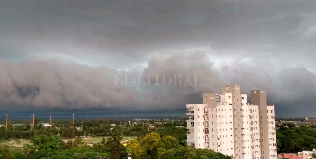 Así avanza la tormenta por Santa Fe 