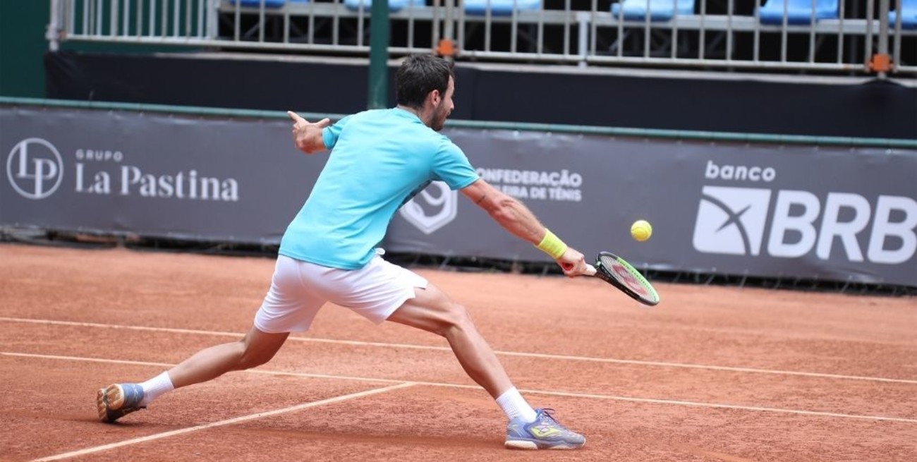 Juan Ignacio Londero busca seguir avanzando en el Challenger de Florianopolis