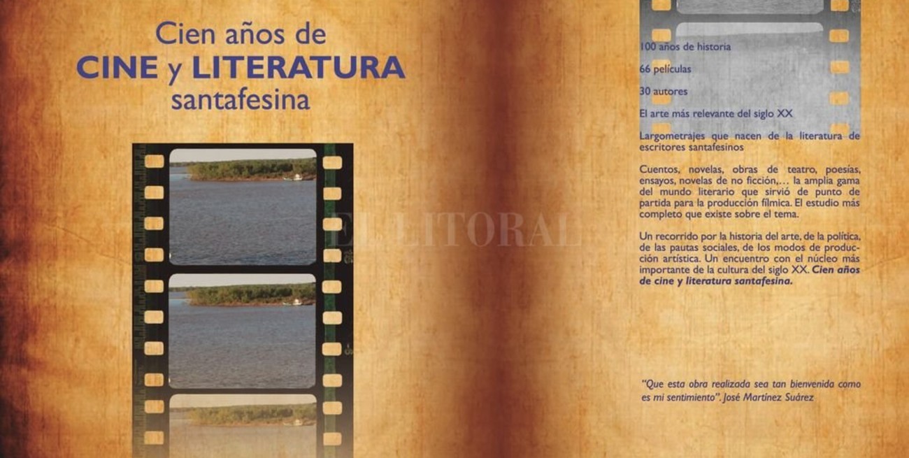 Cien años de cine y literatura santafesina reunidos en un libro
