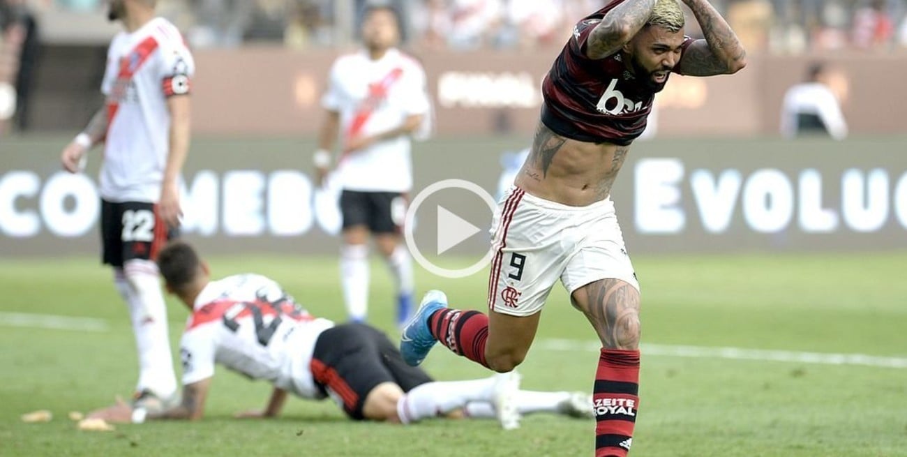 Videos: Mirá los goles de la final entre Flamengo y River