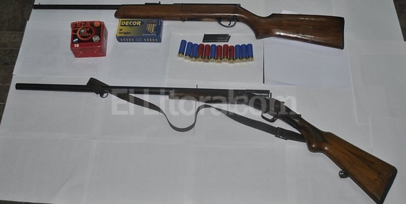 Allanamiento con secuestro de armas de fuego