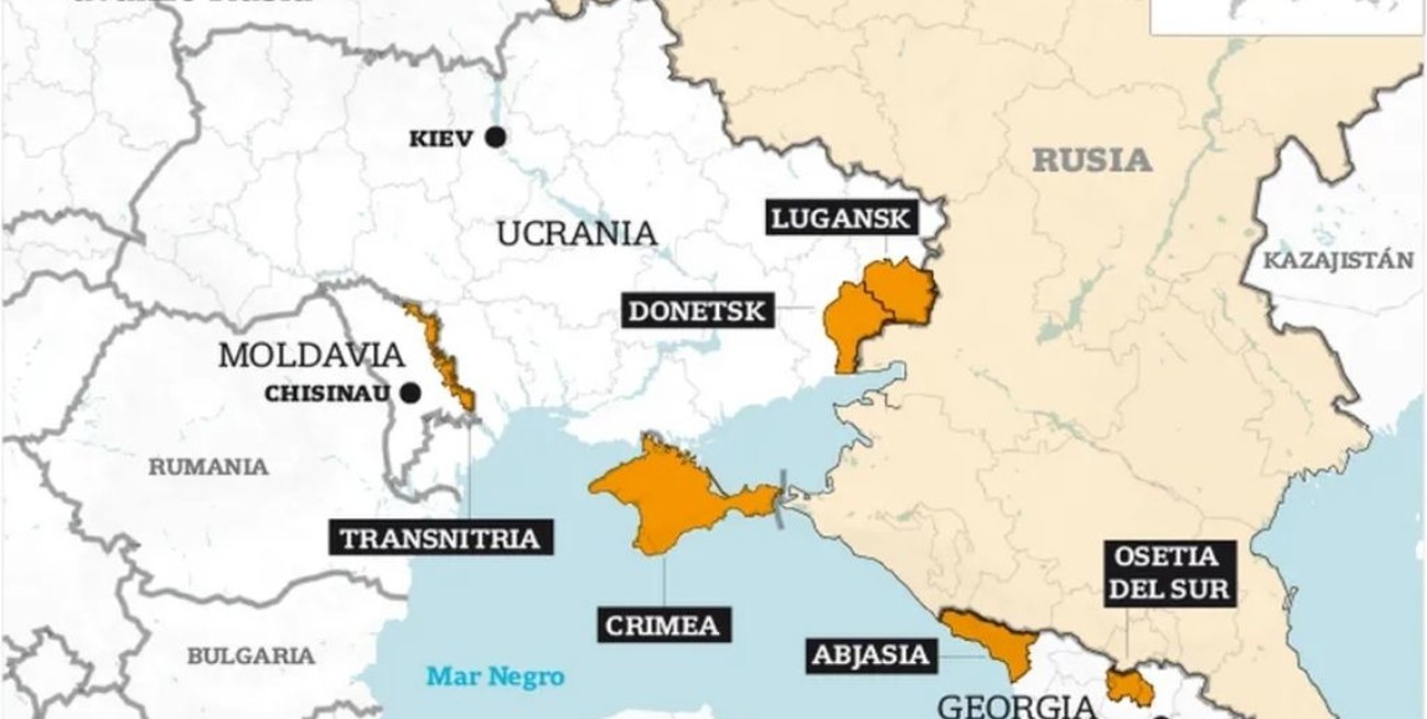 Putin le arrebató territorio a otros países desde que llegó al poder: conoce cuáles son