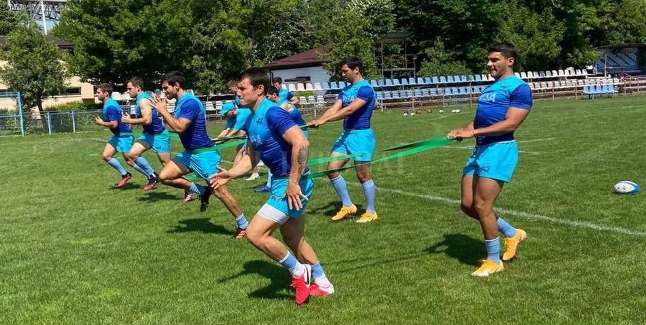 Los Pumas ya entrenan en Rumania