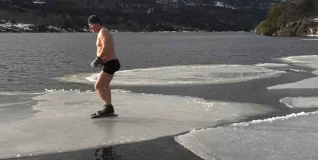 Murió un famoso youtuber tras caer a un lago congelado mientras grababa