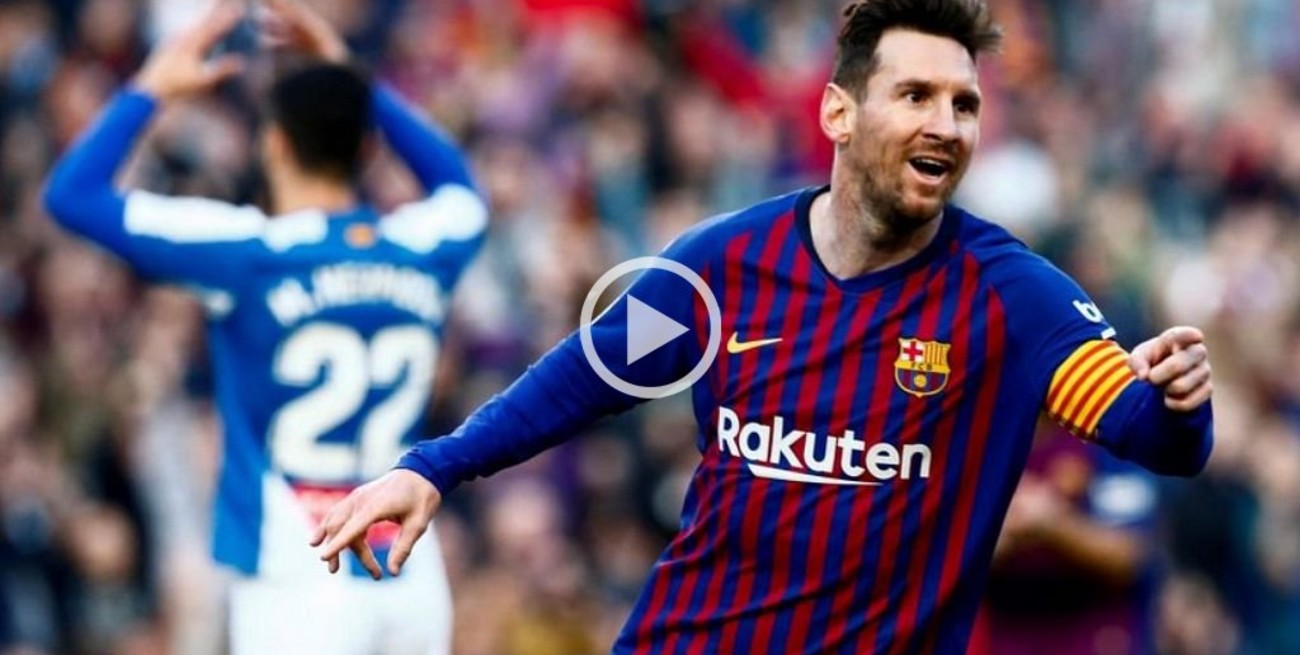 Con dos goles de Messi el Barcelona se quedó con el clásico catalán