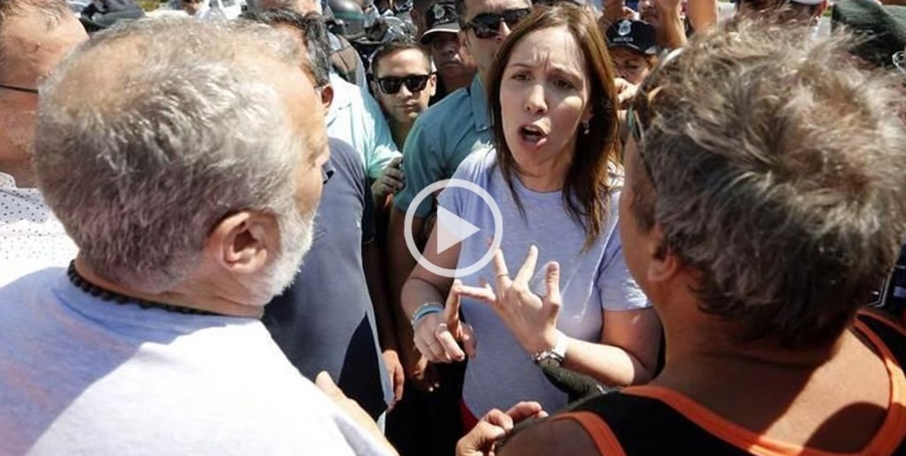 Vidal enfrentó a un grupo de guardavidas que la increpó 