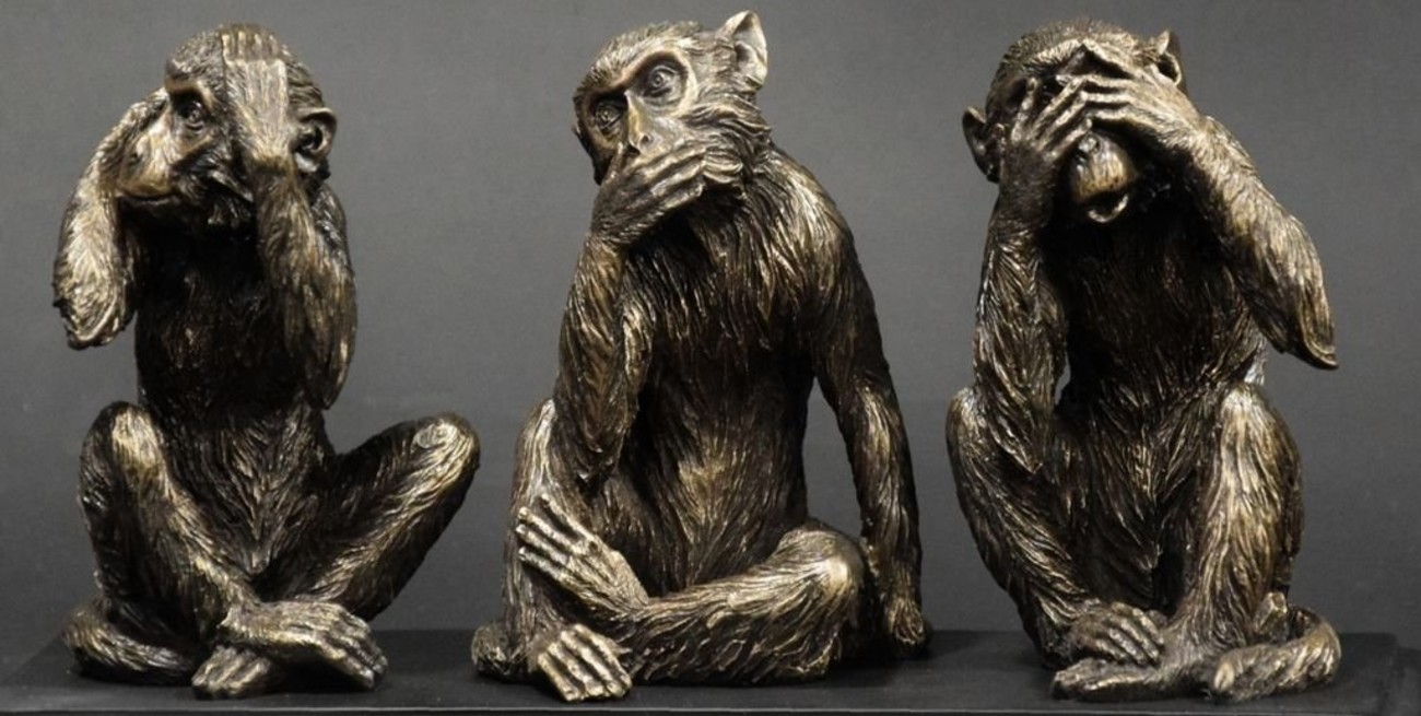 Los tres monitos y su gesto conocido