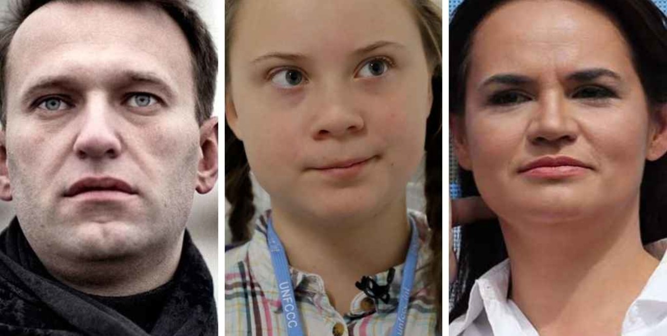 Thunberg, Tijanovskaya y Navalny sobresalen entre los candidatos al Premio Nobel de la Paz  